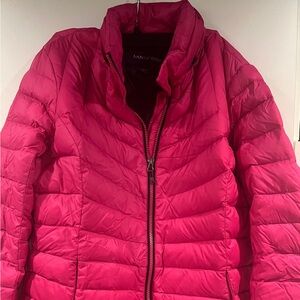 Lands' End Hip Length Puffer Jacket w/Removeable